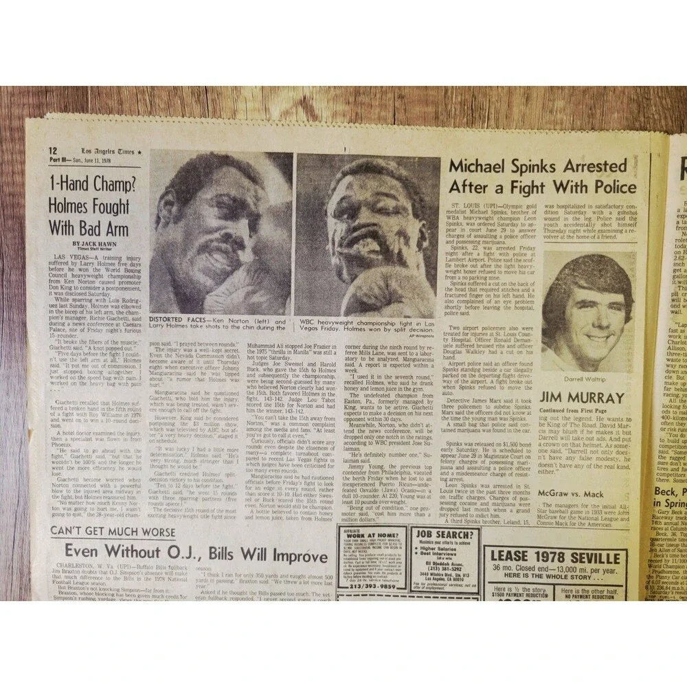 1978 Jun 11: LA Times Triple Crown For Affirmed! Belmont Stakes Win Horse Racing